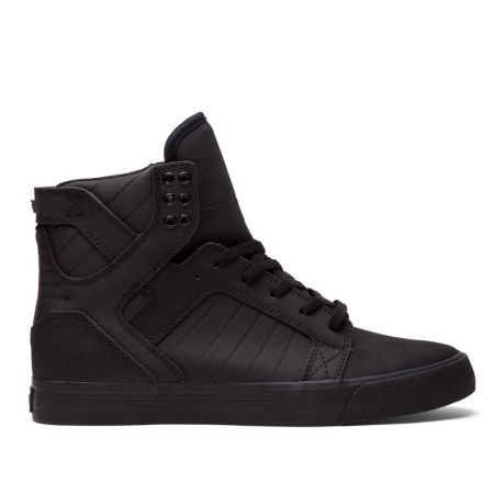 Supra Skytop Mens High Tops Shoes Black UK 35GLV